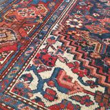 Tapis d'orient ancien persan fait main malayer 215 x 130
