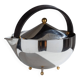 Bodum metal teapot, carsten jorgensen, 1980s