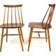 Set of 2 Scandinavian "Fanett" chairs by Ilmari Tapiovaara, Sweden, 1960
