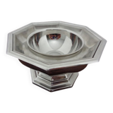 French stainless steel caviar bowl by Jean Couzon, 1970s