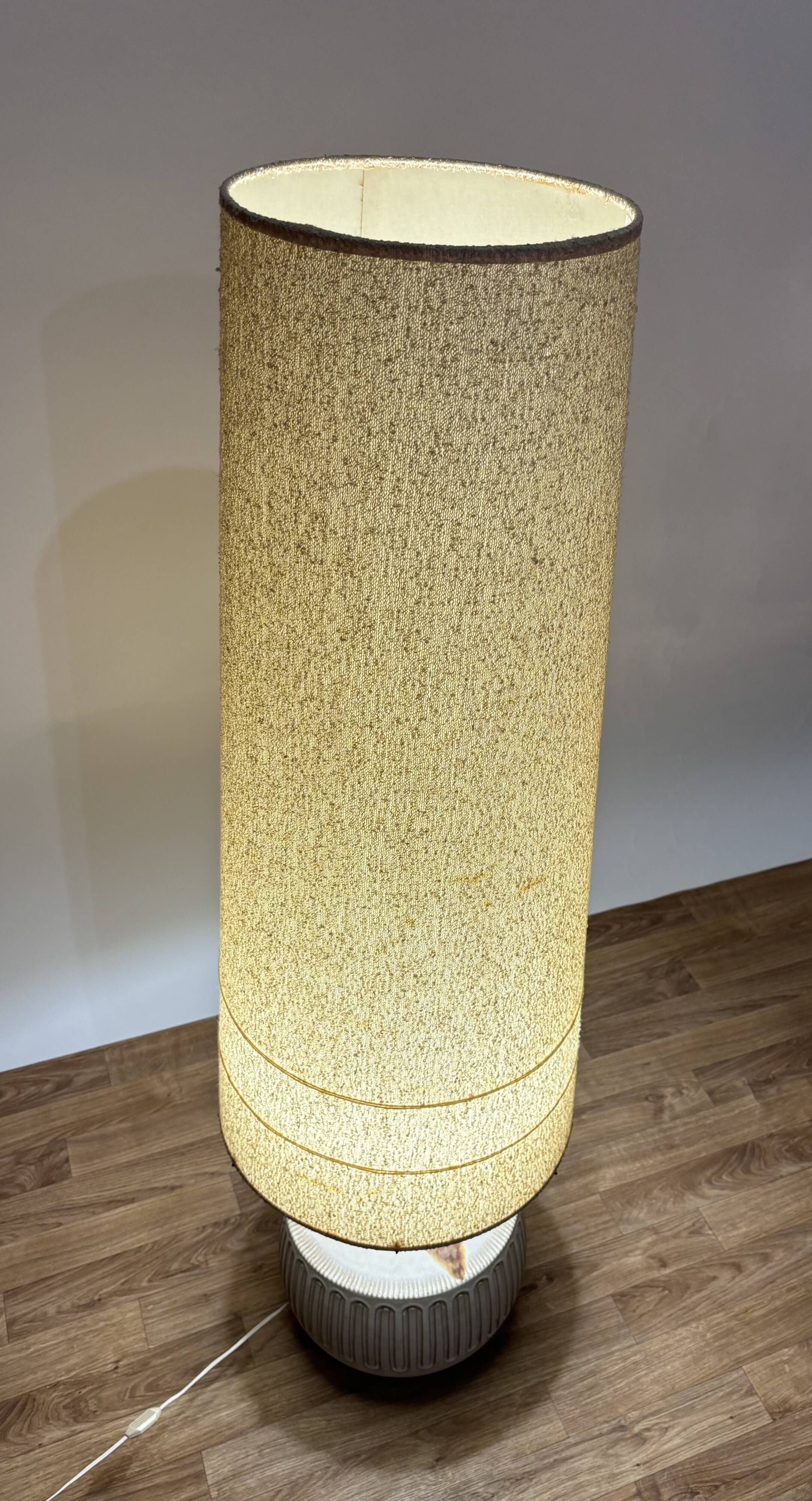 70s ceramic floor lamp