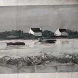 Original lithograph signed Georges Laporte