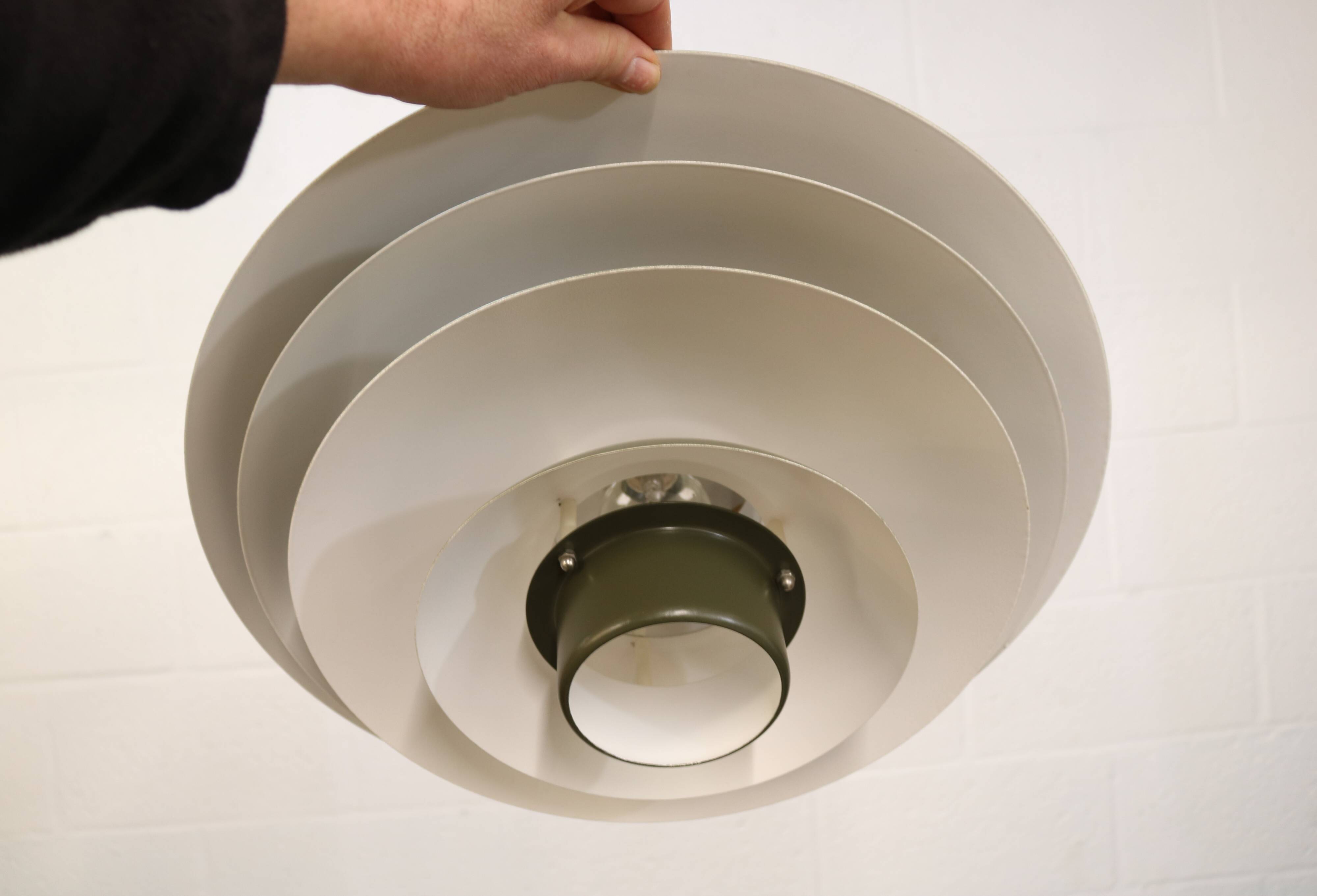 Unique green-coloured Nordic pendant lamp by Form Light model 52610, Denmark.