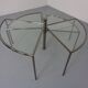 Italian Adjustable Glass Coffee Table, 1970s