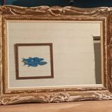 Mirror Carved gilded stucco wood frame patinated dp 1123650