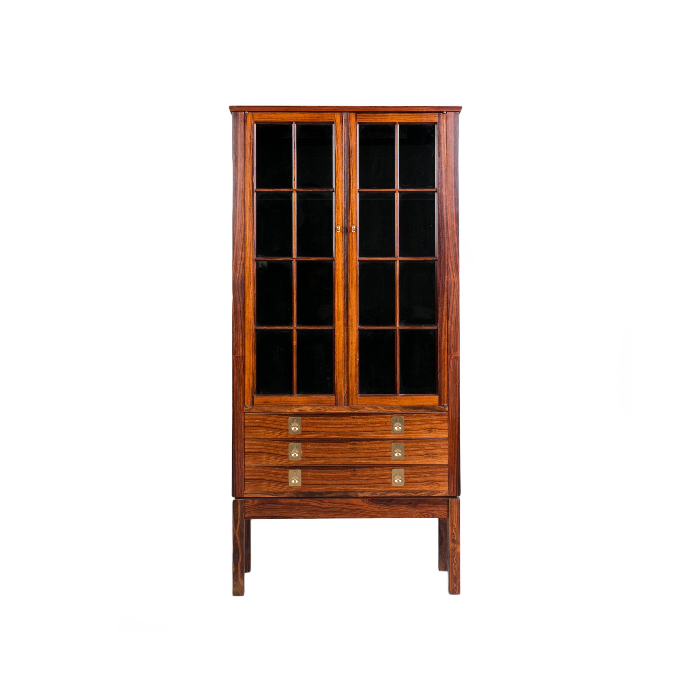 Vintage Vitrine or Display Cabinet by BRUKSBO, Norway, 1960s