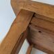 Golden oak table, farmhouse table 110 x 89 cm