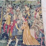 Wall tapestry hanging Les Vendanges Editions ARTIS FLORA numbered