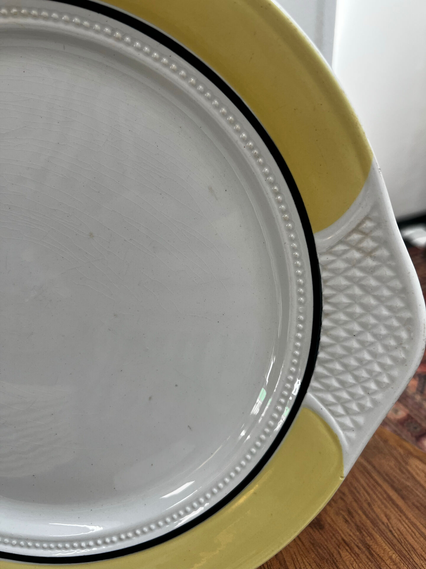 Ensemble à dessert 1940 - plat et 12 assiettes