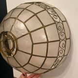 Maxi mother-of-pearl lampshade