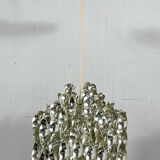 Mid-century spiral ceiling lamp by Verner Panton for Lüber AG, model SP1, Germany, 1970s, early example.