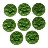 Oyster plates in slipware