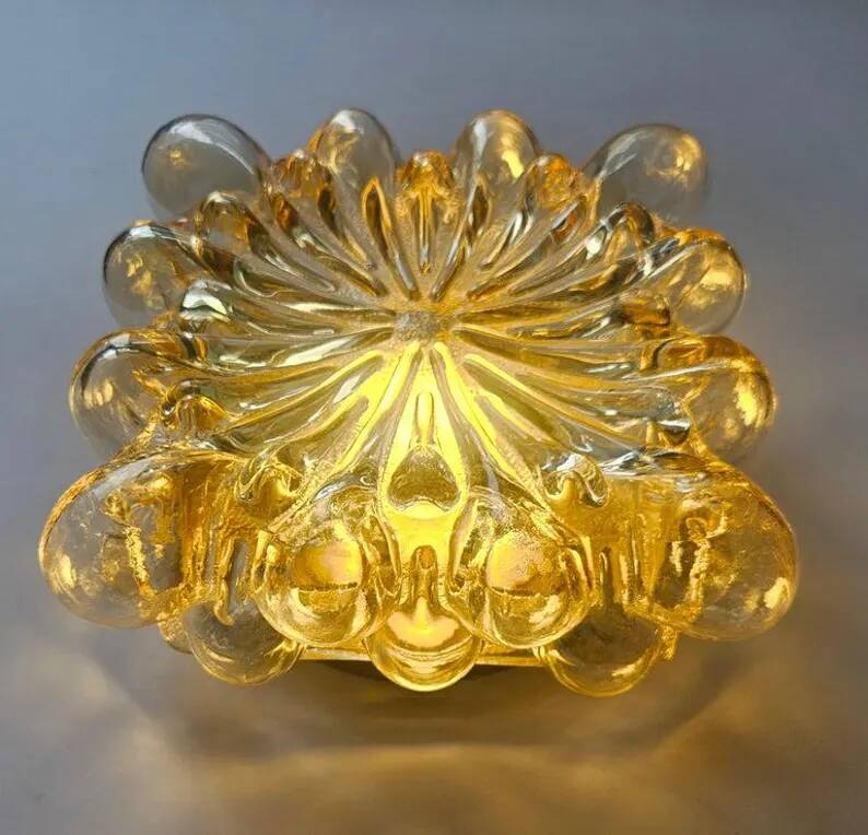 Rare Midcentury Flush Mount Limburg, Helena Tynell, Germany, 1970s