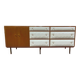 Vintage teak enfilade by Roger Landault for Regy, 1960s.