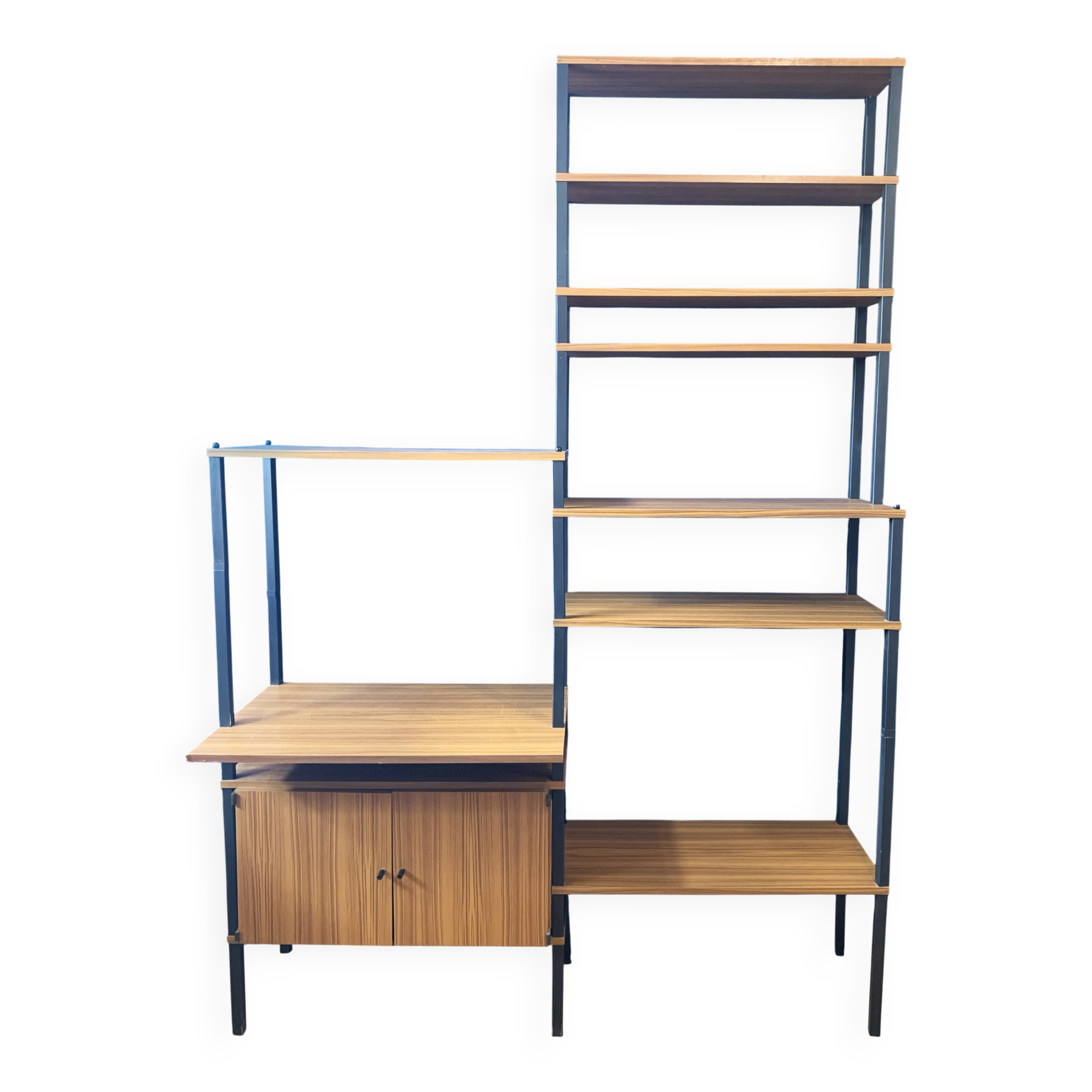 Modular vintage Scandinavian shelving unit, 1960s
