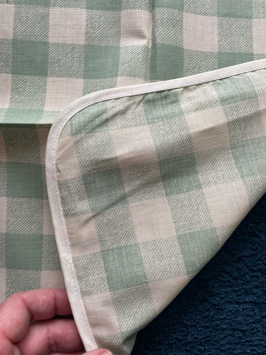 Lot de 18 serviettes de table Vichy