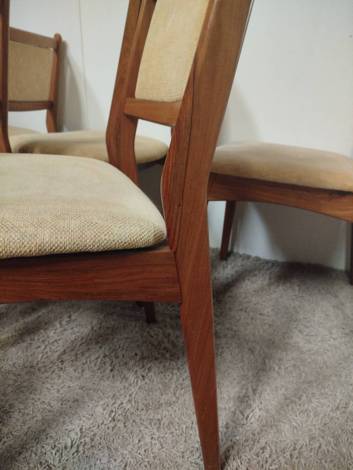 6 Danish rosewood chairs