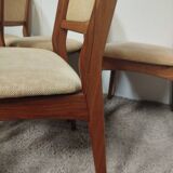 6 chaises Danoises en palissandre