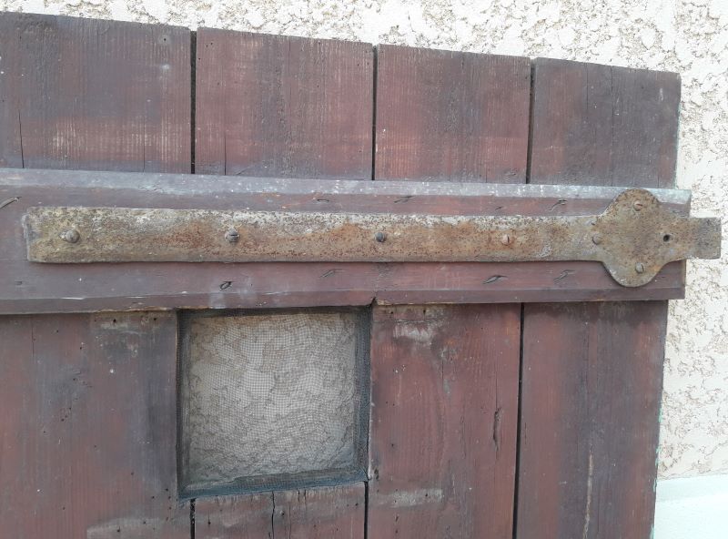 Old attic door, 19th