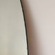 Vintage mirror bevelled oval, France, 1970 - 92 x 62.5 cm