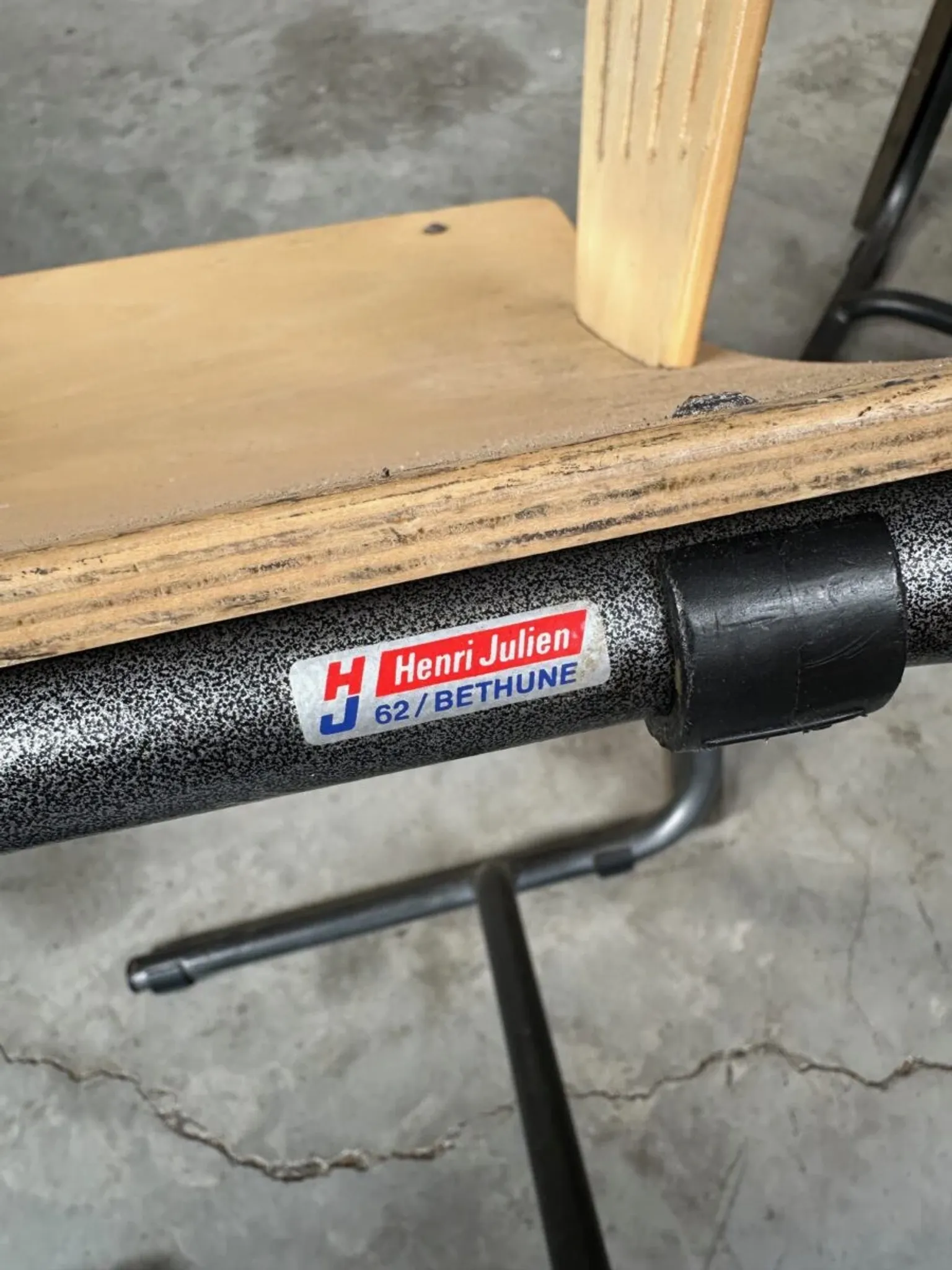 Set of 18 Baumann chairs from the 80s.