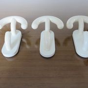 Luigi Caramella's series of 3 patères for " Con & Con " Itay era Memphis 80s