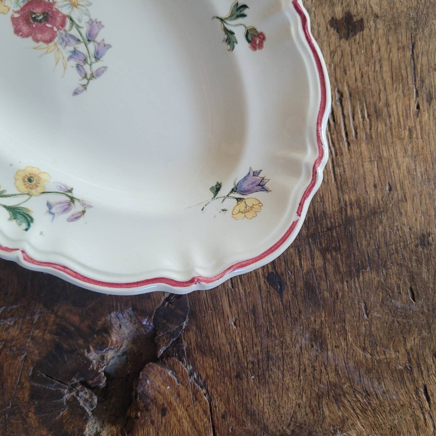 Large dish Agreste Digoin Sarreguemines 1930