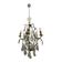 Vintage Italian Crystal Chandelier, 1940s