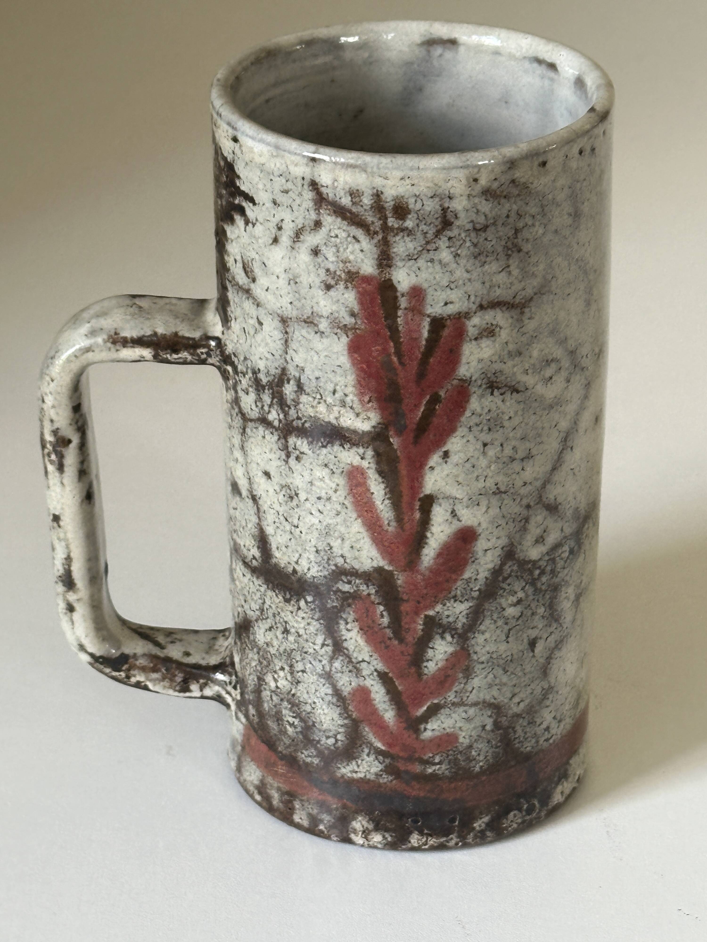 Gustave Reynaud ceramics the vintage mulberry tree design from the 60s