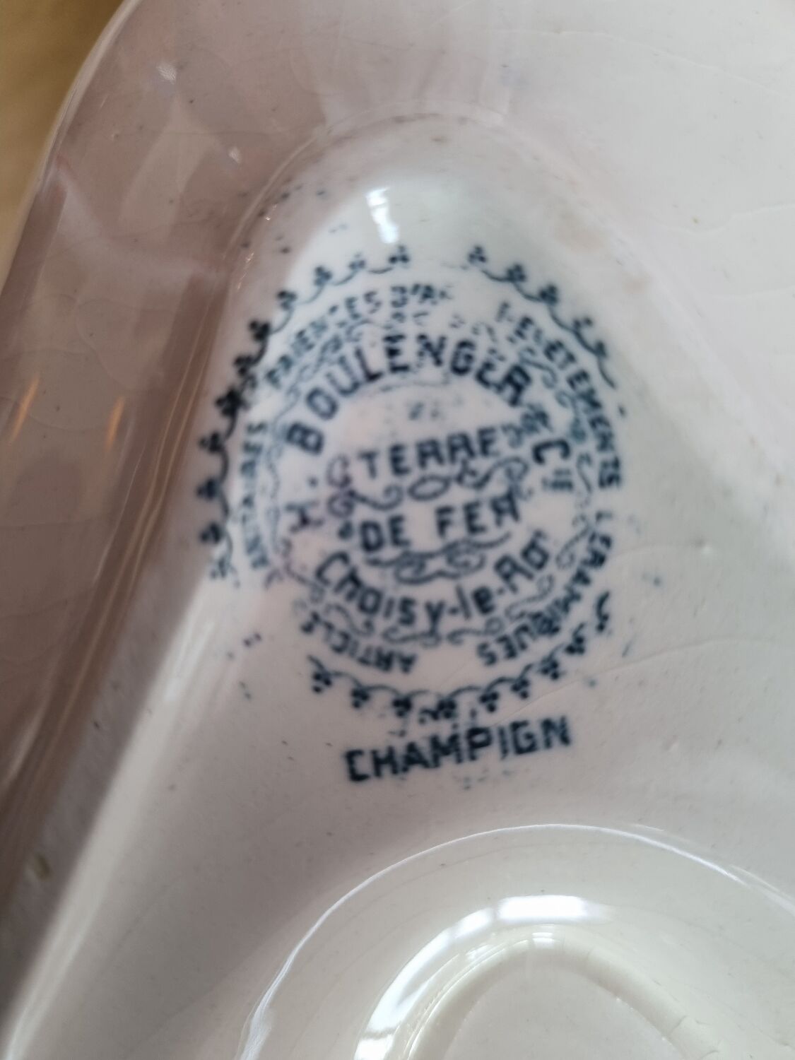 Saucière Boulenger, Terre de fer, Champigny