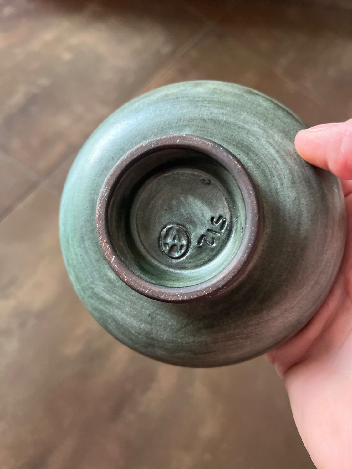 Ceramic cup 1960 signed Guy Roland Marcy Puy-de-Dôme stoneware.