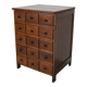 Dutch Oak Apothecary / Barber Cabinet, Early 20th Century