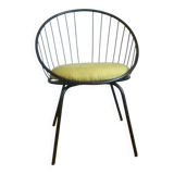 Basket chair, iron, 1950s.
