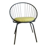 Basket chair, iron, 1950s.