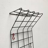 Mid-century German minimalist cord coat rack, 1960s