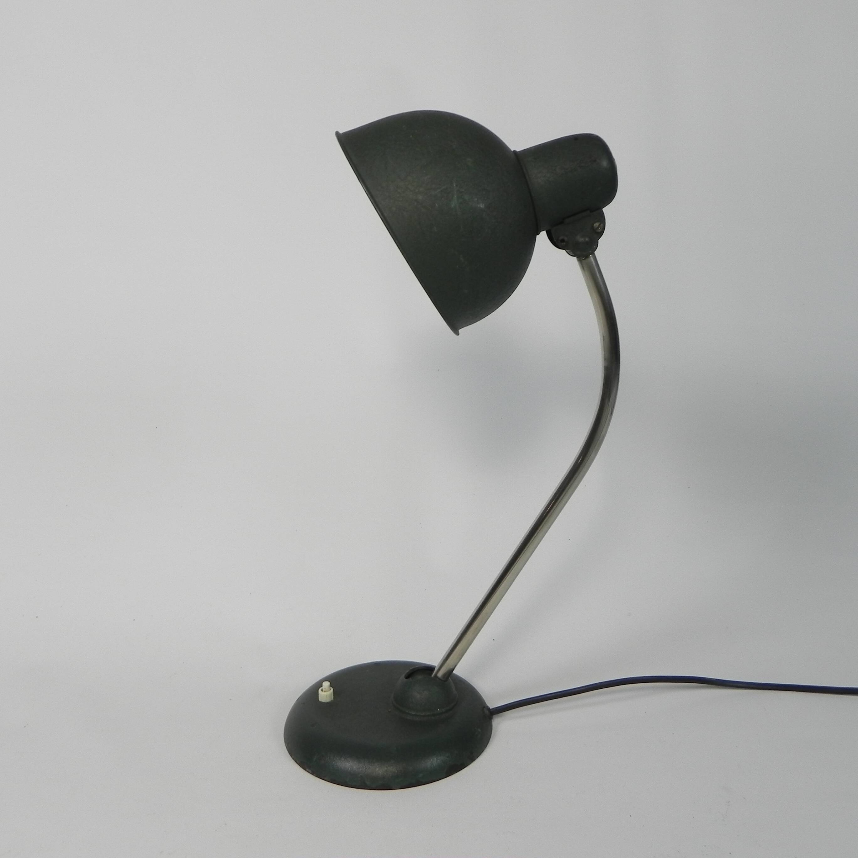 Bauhaus lamp model 6551 by Kaiser idell, 1940s