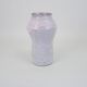 White-pink glazed ceramic vase
