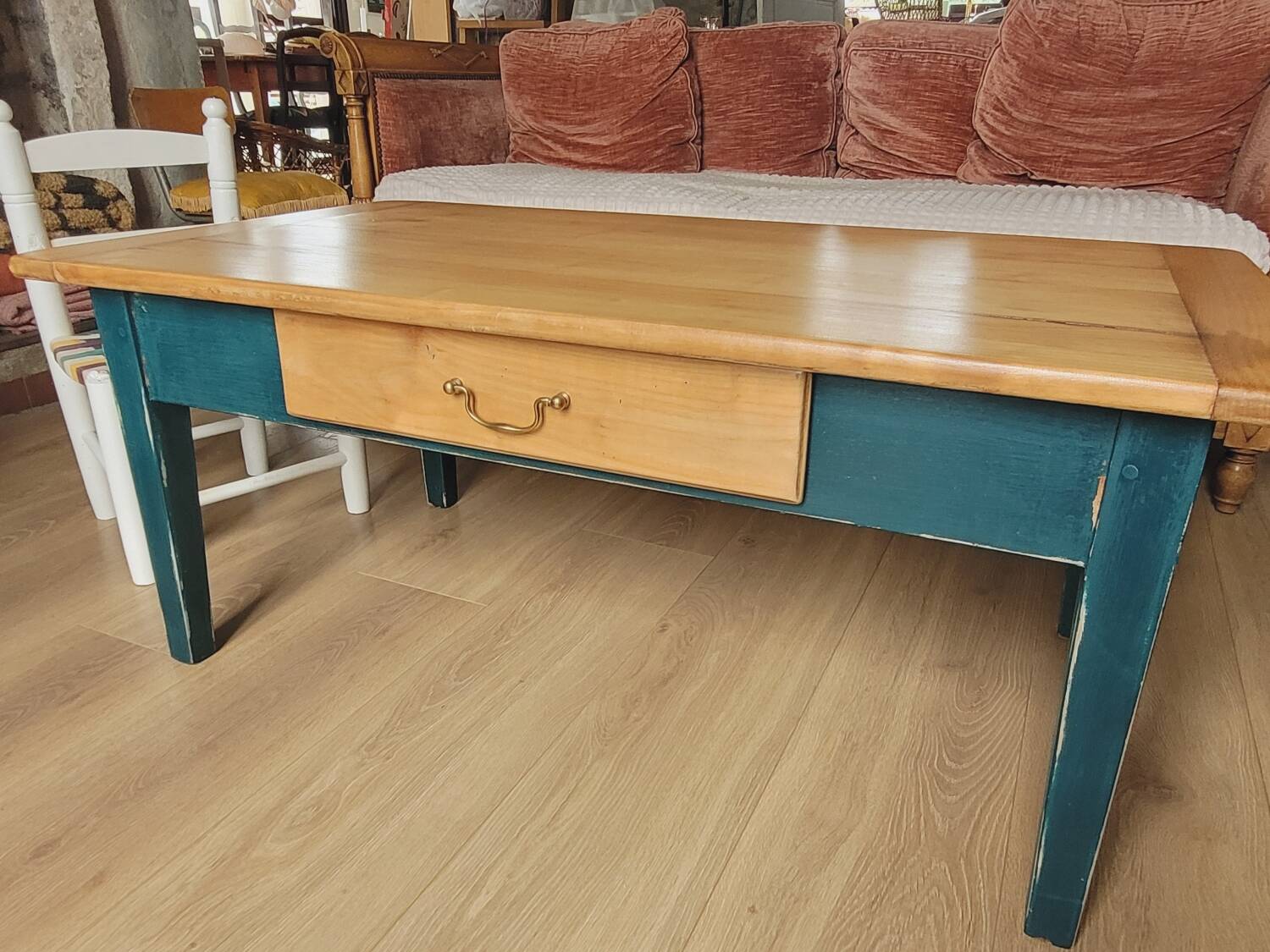 Oak coffee table