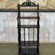 Napoleon III music cabinet, late 19th century, in blackened wood
