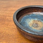 Mid-century German studio pottery bowl by Volker Ellwanger, 1960s.