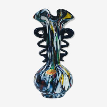 Mid-century murano glass vase from Fratelli Toso