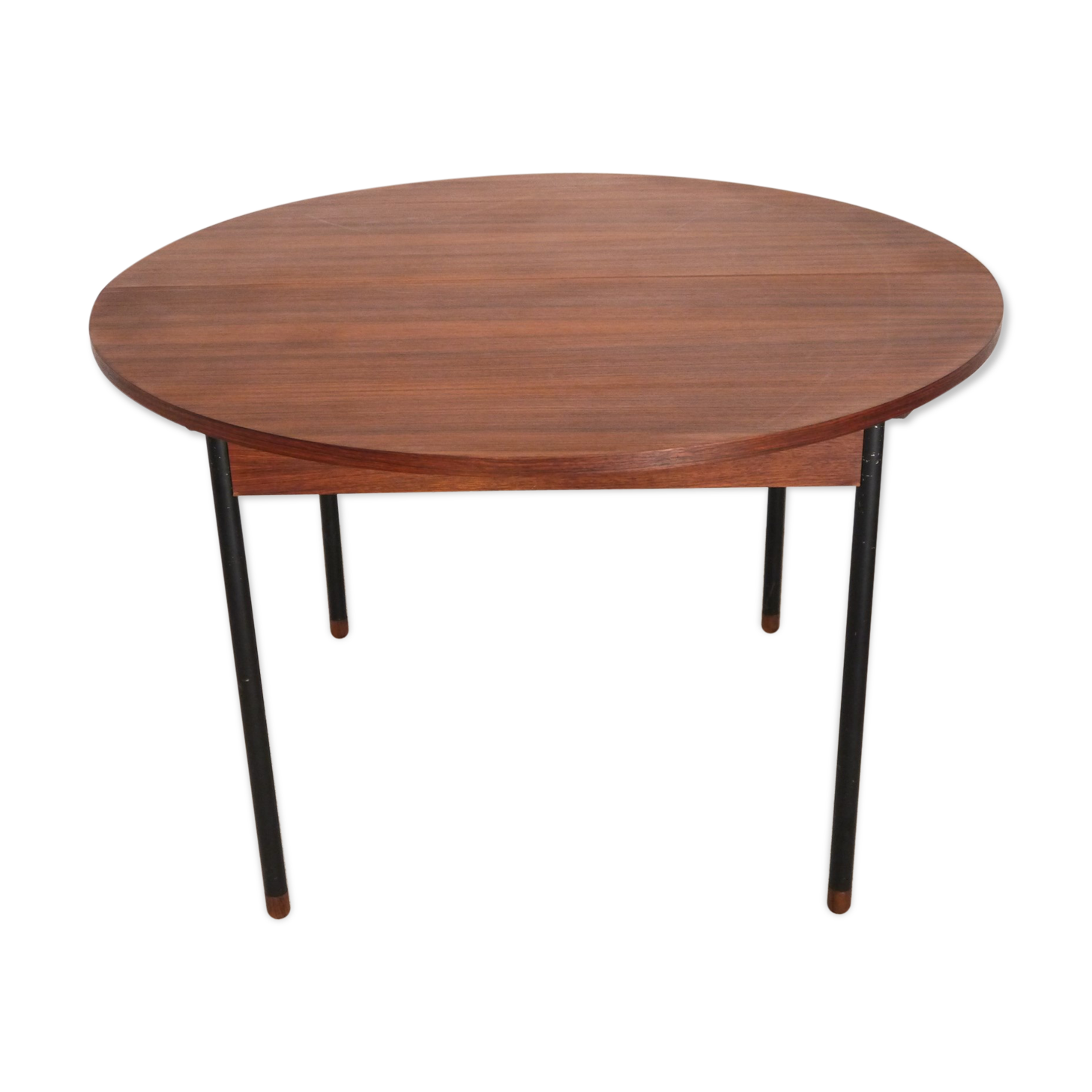 Expandable round dining table