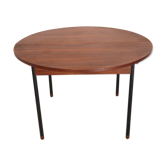 Expandable round dining table