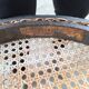 Vintage Fishel bistro chair in curved wood