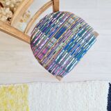 Chaise en bois ancienne tapissée