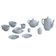 Axel Salto, porcelain service set by Royal Copenhagen, mid-century, 1956