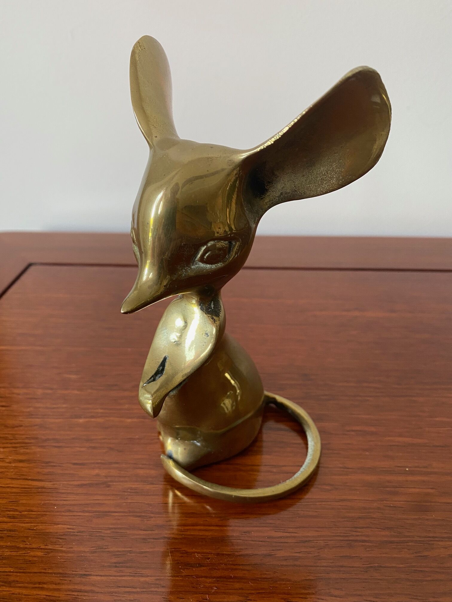 Bronze mouse decoration