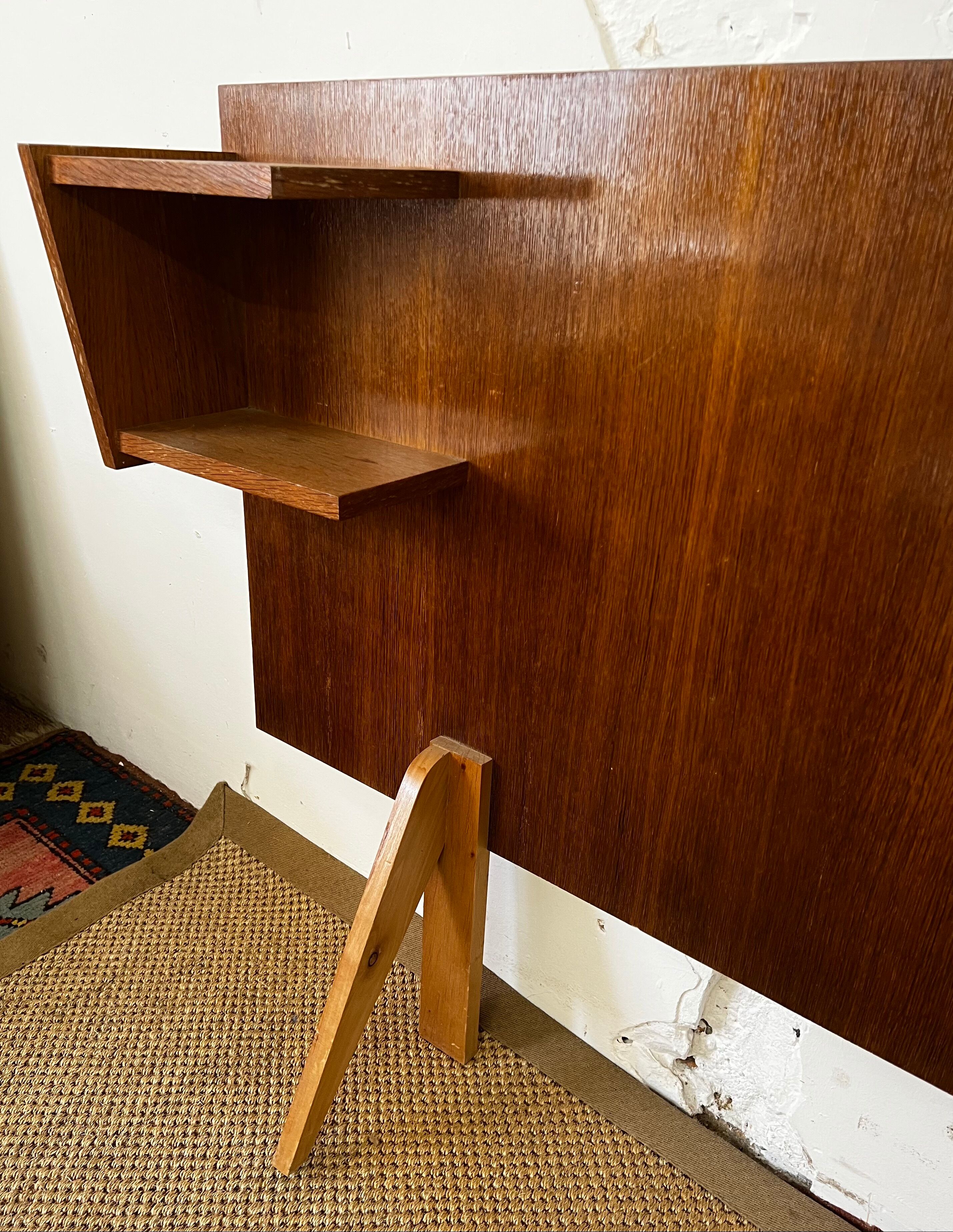 Vintage wooden headboard