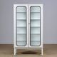 Iron and glass medicine cabinet, 1970s