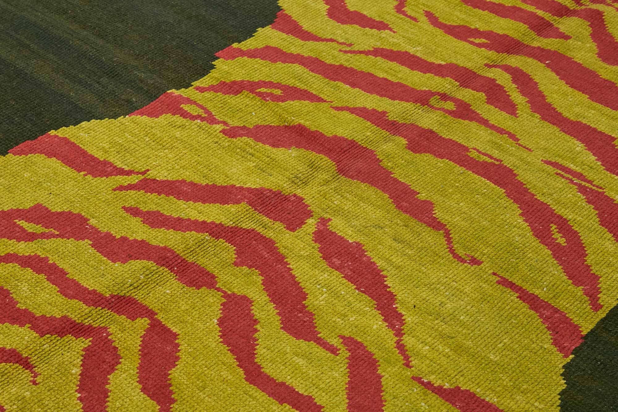 Turkish Handknotted Wool Tiger Rug  223 cm x 324 cm